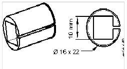 kvadratisk g centrerings-indl 7 ask78