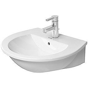 wondergliss og hanehul b overl med mm 550x480 vask new darling duravit