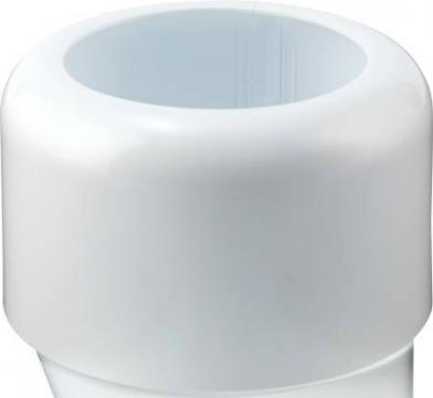 7 plast 40 x 90 x 32 hvid roset