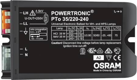 220-240 35w pto reaktor