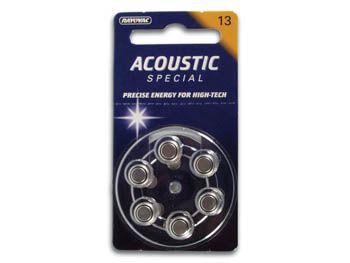 stk 6 pr48 290mah 4v 1 celle zink-air - rayovac