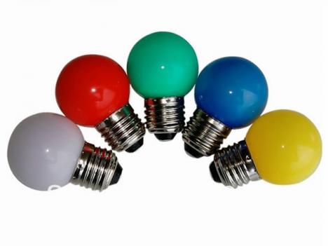 hvid varm g45 1w 230vac - re p led e27