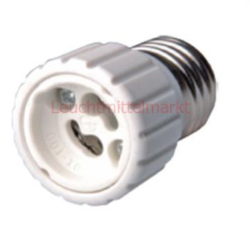 sokkel gu10 til e27 fra fatningsadaptor