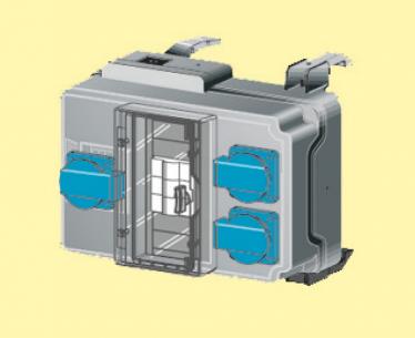 230v 16a 3xschuko b kar mcb n 1p 16a afgangsboks mrf