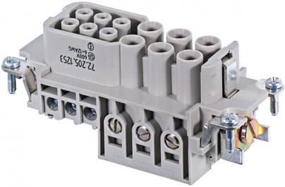 16a 40a 400v 690 6-pol 6 skrue hun indsats power revos