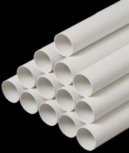 plast hvid ø51mm m 2 rør