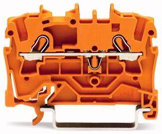 orange 5mm2 2 2l-gennemgangsklemme