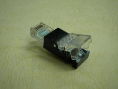 6 cat stiv rund rj45 modularstik