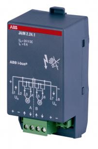 1 24 2 m ja 2-kanal persiennemodul snap-on knx