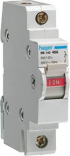 dinskinne til signallampe med 16a 1p afbryder hager