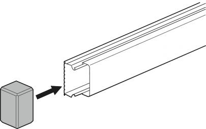 40x40mm endestykke mini dlp-s