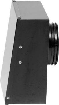 montage udvendig til - ip44 sortlakeret 160c1 vkc 160mm gventilator v lindab