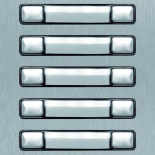 nx3210 dobbelt abonnenter 10 front inox nexa