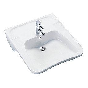 midt hanehul 600x580mm hospitalsvask if