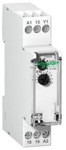 18mm bredde 100ms impuls 100t til 1s 0 24vdc 24-240vac 2p frafald forsinket irtb tidsrel