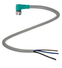 116463 meter 10 vinklet hun 3-pin m8 pur lerkabel f