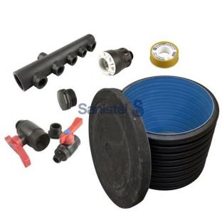 jordvarme t 1x50 4x40 fordelerbr