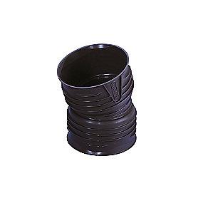 muffer 2 med pp sort dn250 282mm 15 jning b x-stream wavin