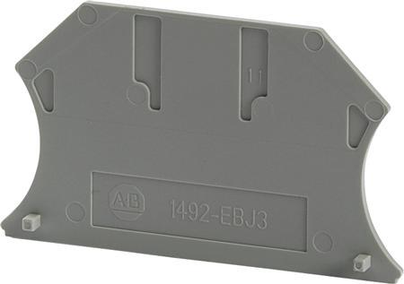 mm2 5-4-6-10 2 klemme din-skinne f gul endeplade