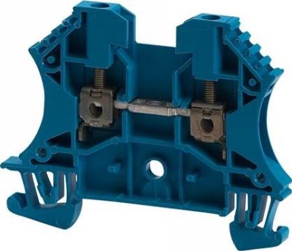 din-skinne f bl mm2 5 2 skrue gennemgangsklemme