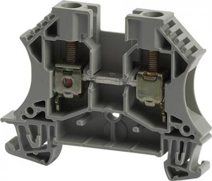 din-skinne f gr mm2 6 skrue gennemgangsklemme