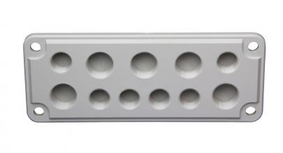 komplet polycarbonat 5xm25 6xm20 2 rrelse st gevindflange