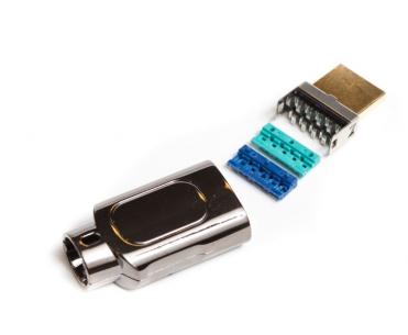 hus metal med 4 1 konnektor hdmi