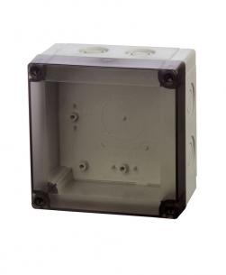 35lt pc125 ksel d transparent m 130x130x35mm pc mnx fibox