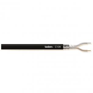 sort m 100 mm 35 0 2x rulle p mikrofonkabel