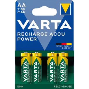 4-bobler mah 2100 v 2 1 aa batteri nimh genopladeligt varta