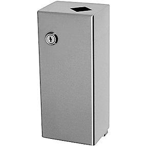 l st rustfri slebet frontmonteret 110x265x92mm kanyleboks purus