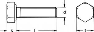 M 2x10 a4-70 sætskr. din 933 gleitmo