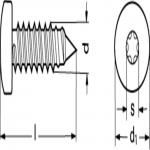 3,9x19 iso 14585/din 7981 a2 panhoved pladeskrue torx