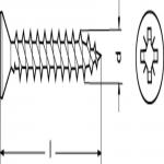 3,5x45 a4 us spånpladeskrue z gleitmo 615