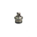 Endestophoved metal stempel