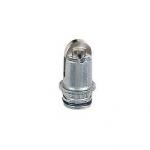 Endestophoved metal stempel/rulle