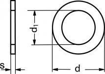 37x47x0,1 din 988 ubehandlet passkive