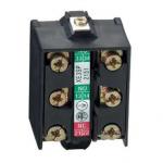 Endestop kontaktblok 2no+1nc snap