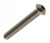 M8x40 iso 7380 a4 button head skrue indvendig 6-kant