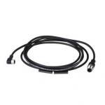 Jumperkabel pur m12 3-pin han/m8 hun lige1 meter