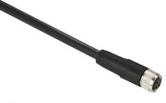 Følerkabel pur m8 3-pin hun lige 5 meter xzcp0566l5