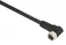 Følerkabel pur m8 3-pin hun vinklet 10 meter xzcp0666l10