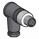 Stik m12 5 polariseret type d vinkel han