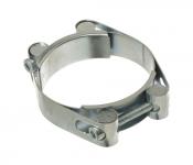 Galv power clamp 210-225mm med dob bolt