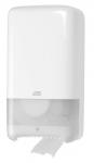 Tork dispenser mid-size twin toiletpapir t6 hvid