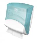 Tork dispenser top-pak w4 hvid/turkis