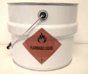 Blikspand med flamme 12l