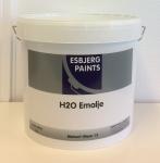 H2o emalje sort glans 12 5 l
