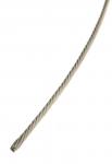 Syrefast stålwire med pvc 1-2mm 7x7 rulle a 110 meter
