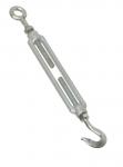 Galvaniseret bardunstrammer øje/krog 8mm